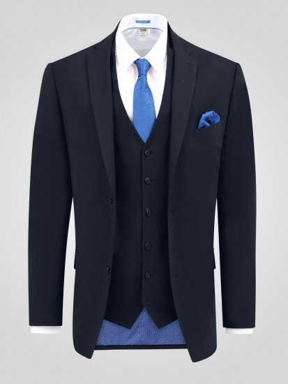 D555 Ted Chaqueta de traje Azul marino - Trajes - Trajes 2XL-8XL