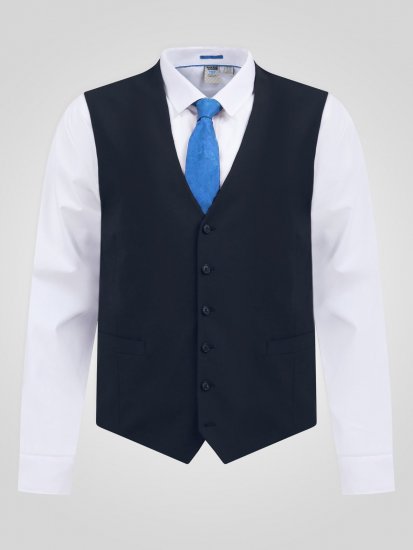 D555 Ted Chaleco de traje Azul marino - Trajes - Trajes 2XL-8XL