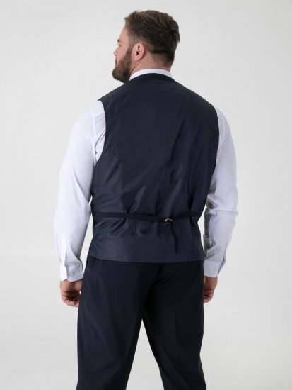 D555 Ted Chaleco de traje Azul marino - Trajes - Trajes 2XL-8XL