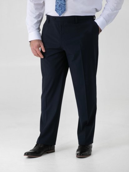 D555 Ted 4 Way Stretch Tailored Trouser Azul marino - Trajes - Trajes 2XL-8XL