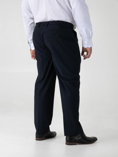 D555 Ted 4 Way Stretch Tailored Trouser Azul marino - Trajes - Trajes 2XL-8XL