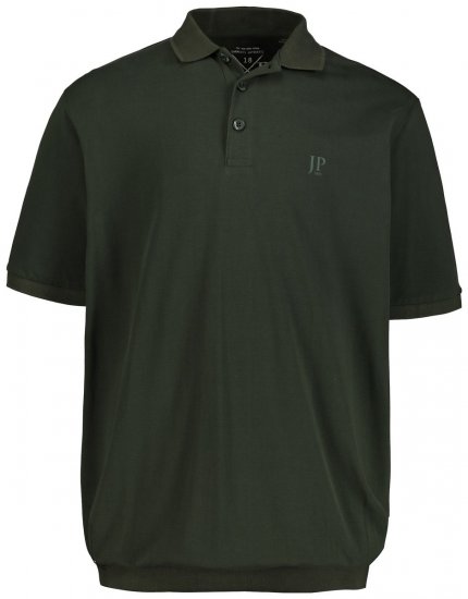 JP1880 712617 Polo con corte para barriga Oliva oscuro - Polos - Polos 2XL-8XL