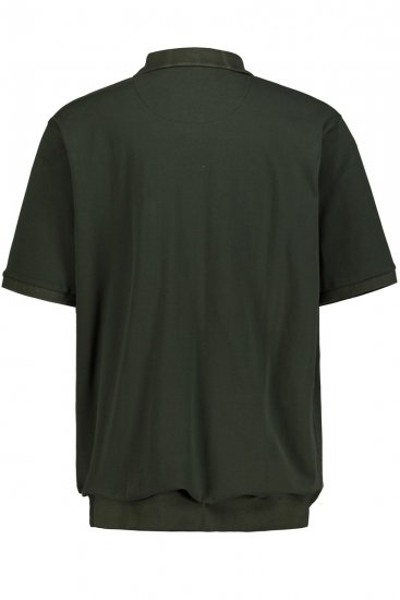 JP1880 712617 Polo con corte para barriga Oliva oscuro - Polos - Polos 2XL-8XL