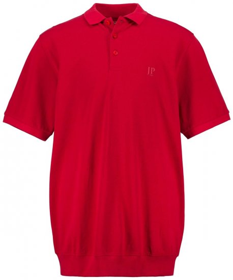 JP1880 712617 Polo con corte para barriga Rojo chile - Polos - Polos 2XL-8XL
