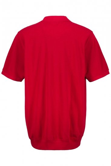 JP1880 712617 Polo con corte para barriga Rojo chile - Polos - Polos 2XL-8XL