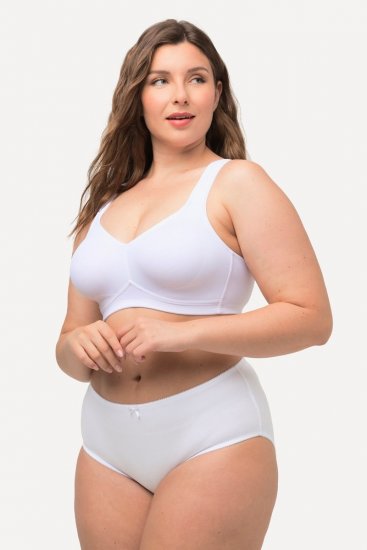Ulla Popken 712882 Bragas pack de 2 Blanco - Bragas - 