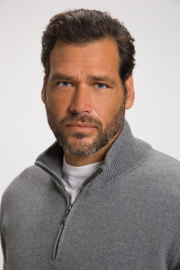 JP1880 Sweater Quarter Zipper Grey - Sudaderas - Sudaderas 2XL-12XL