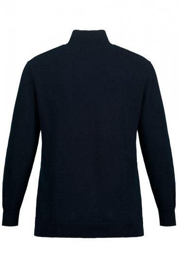 JP1880 716842 Jersey de punto con media cremallera Azul marino - Sudaderas - Sudaderas 2XL-12XL