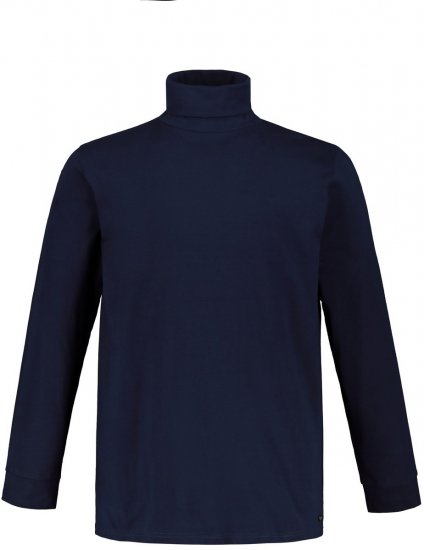 JP1880 723303 Jersey de cuello alto de manga larga Azul marino - Sudaderas - Sudaderas 2XL-12XL
