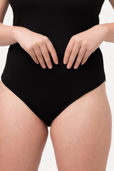 Ulla Popken 723498 Bragas pack de 2 Negro - Bragas - 