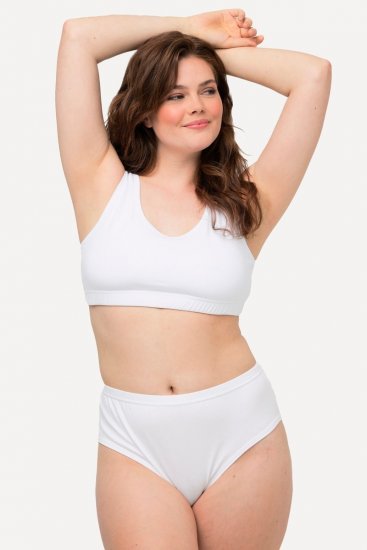 Ulla Popken 723498 Bragas pack de 2 Blanco - Bragas - 