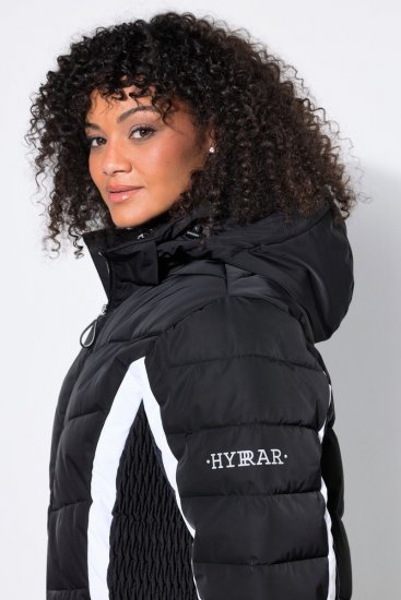 Ulla Popken 725348 Chaqueta de esquí acolchada Negro - Ropa de esquí - 
