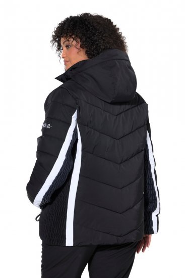 Ulla Popken 725348 Chaqueta de esquí acolchada Negro - Ropa de esquí - 