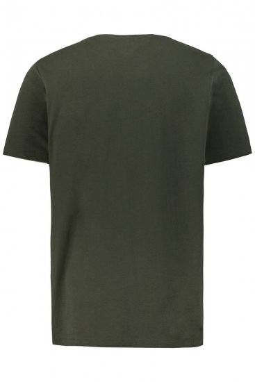 JP1880 726695 Camiseta Henley Oliva oscuro - Camisetas - Camisetas - 2XL-14XL