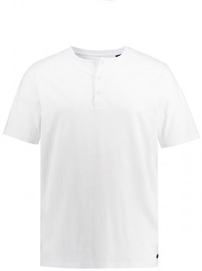 JP1880 726695 Camiseta Henley Blanco - Camisetas - Camisetas - 2XL-14XL