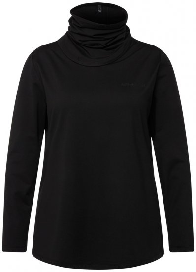 Ulla Popken 751623 Camiseta de esquí de secado rápido Negro - Ropa de esquí - 