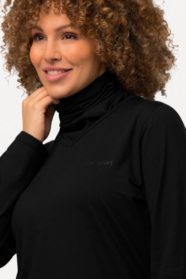 Ulla Popken 751623 Camiseta de esquí de secado rápido Negro - Ropa de esquí - 