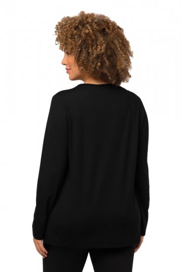 Ulla Popken 751623 Camiseta de esquí de secado rápido Negro - Ropa de esquí - 