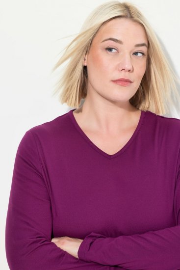Ulla Popken 751623 Camiseta de esquí de secado rápido Rosa - Ropa de esquí - 