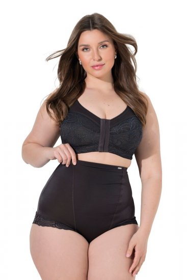 Ulla Popken 781632 Braga moldeadora de talle alto Marrón - Ropa moldeadora - 