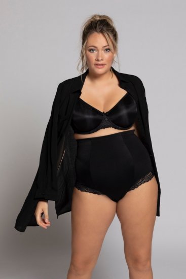 Ulla Popken 781632 Braga moldeadora de talle alto Negro - Ropa moldeadora - 