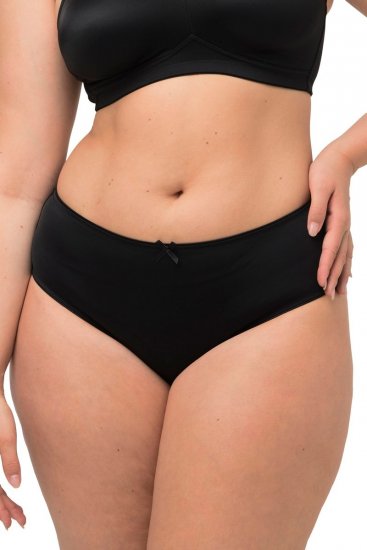 Ulla Popken 781658 Bragas pack de 2 Negro - Bragas - 