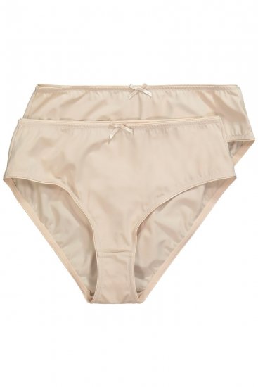 Ulla Popken 781658 Bragas pack de 2 Beige - Bragas - 