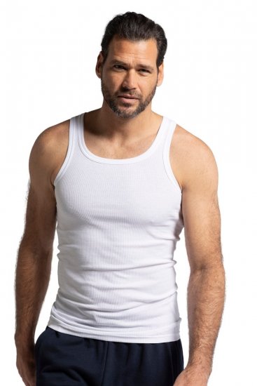 JP1880 782617 Camiseta interior de canalé Blanco TALL - TALL ropa interior - TALL Ropa Interior y de Baño