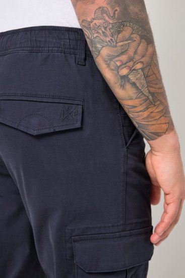 JP1880 Stretchy FLEXNAMIC Cargo Pants Navy - Pantalones cargo hombre tallas grandes - Pantalones cargo hombre tallas grandes