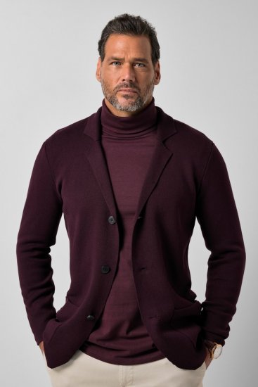 JP1880 Milano Flexnamic Blazer de punto Berenjena - Trajes - Trajes 2XL-8XL