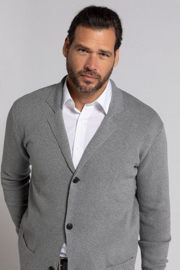 JP1880 Milano Flexnamic Blazer de punto Gris jaspeado - Trajes - Trajes 2XL-8XL