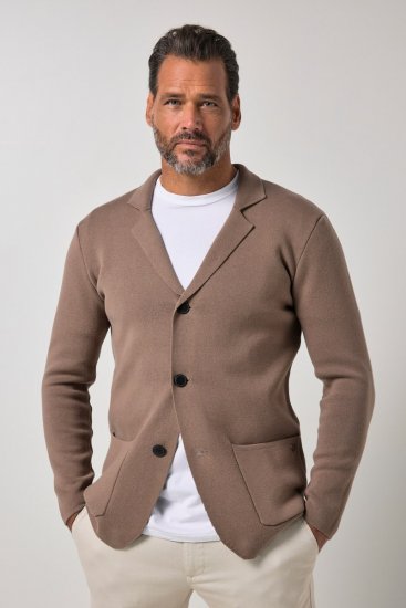 JP1880 Milano Flexnamic Blazer de punto Marrón nuez - Trajes - Trajes 2XL-8XL