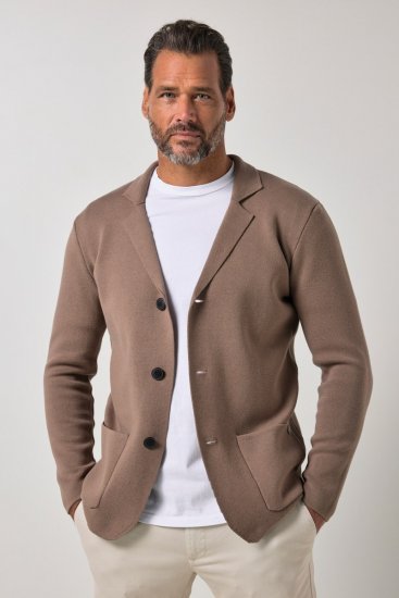JP1880 Milano Flexnamic Blazer de punto Marrón nuez - Trajes - Trajes 2XL-8XL