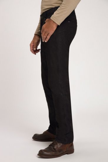 JP1880 Leather Pants Regular Fit Buffalo Nubuck Black - Vaqueros & pantalones - Vaqueros y Pantalones - W40-W70
