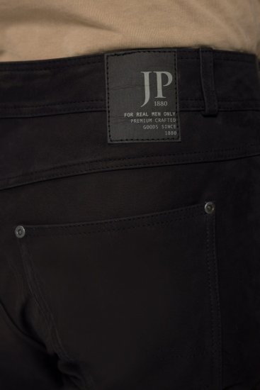 JP1880 Leather Pants Regular Fit Buffalo Nubuck Black - Vaqueros & pantalones - Vaqueros y Pantalones - W40-W70
