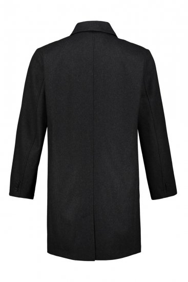 JP1880 795116 Abrigo repelente al agua de lana mixta Antracita TALL - TALL chaquetas - Chaquetas TALL para hombre alto