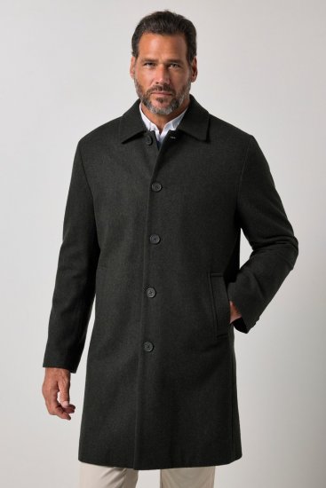 JP1880 795116 Repelente al agua Abrigo de lana Verde oliva - Chaquetas - Chaquetas Tallas Grandes 2XL-8XL