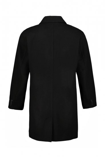 JP1880 795116 Abrigo repelente al agua de lana mixta Negro TALL - TALL chaquetas - Chaquetas TALL para hombre alto