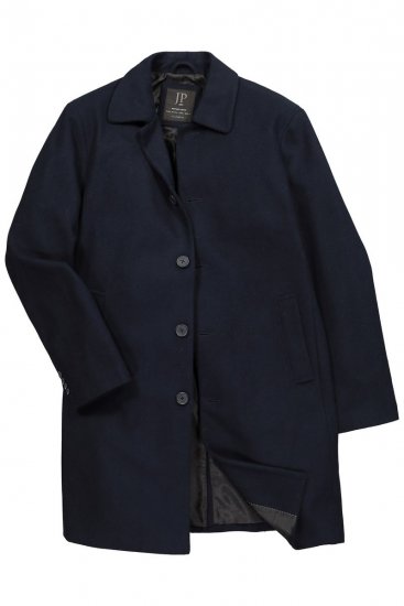 JP1880 795116 Repelente al agua Abrigo de lana Azul marino - Chaquetas - Chaquetas Tallas Grandes 2XL-8XL
