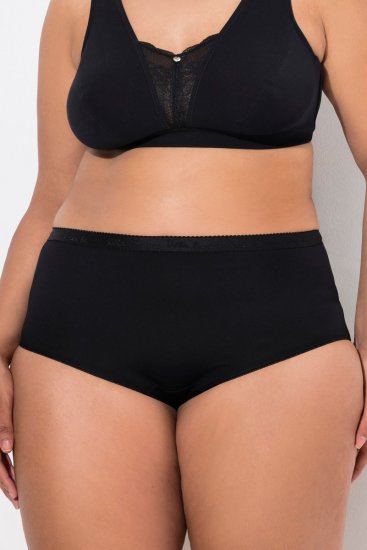 Ulla Popken 795269 Bragas pack de 3 Negro - Bragas - 