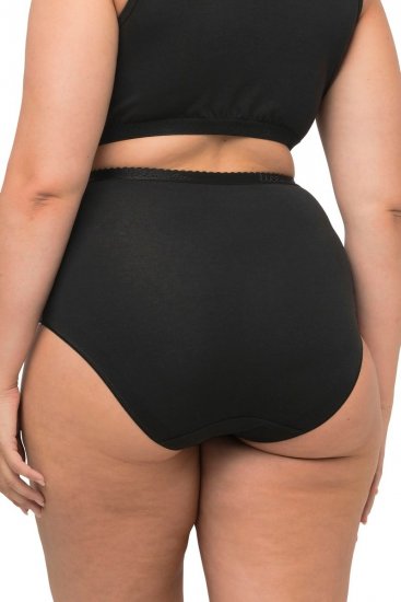Ulla Popken 795269 Bragas pack de 3 Negro - Bragas - 
