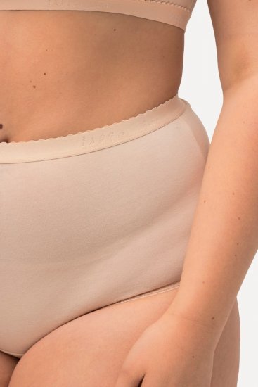 Ulla Popken 795269 Bragas de talle alto pack de 3 Blanco roto - Bragas - 