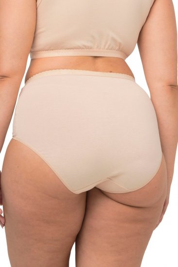 Ulla Popken 795269 Bragas de talle alto pack de 3 Blanco roto - Bragas - 