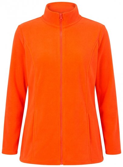 Ulla Popken 796970 Chaqueta polar ligera Rojo anaranjado - Ropa de lana - 