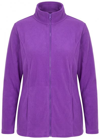 Ulla Popken 796970 Chaqueta polar ligera Morado oscuro - Ropa de lana - 