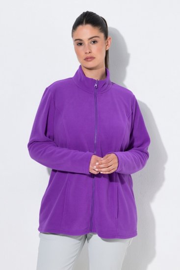 Ulla Popken 796970 Chaqueta polar ligera Morado oscuro - Ropa de lana - 