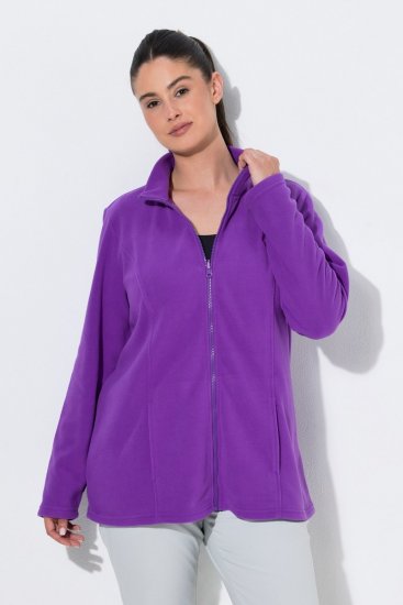 Ulla Popken 796970 Chaqueta polar ligera Morado oscuro - Ropa de lana - 