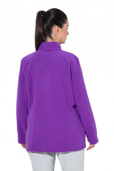 Ulla Popken 796970 Chaqueta polar ligera Morado oscuro - Ropa de lana - 