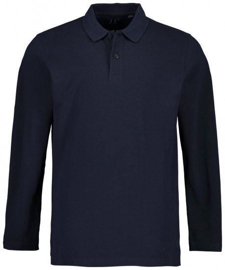 JP1880 799230 Polo de manga larga Azul marino - Polos - Polos 2XL-8XL