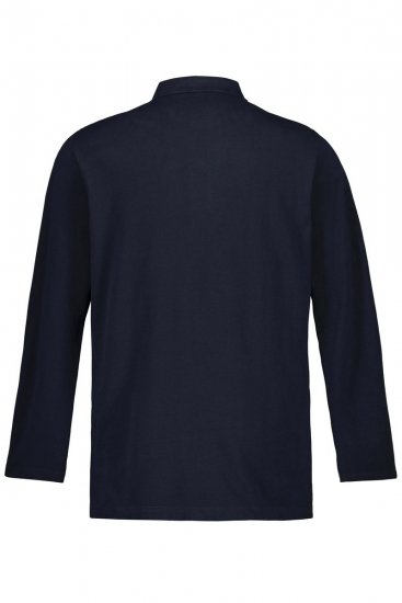 JP1880 799230 Polo de manga larga Azul marino - Polos - Polos 2XL-8XL